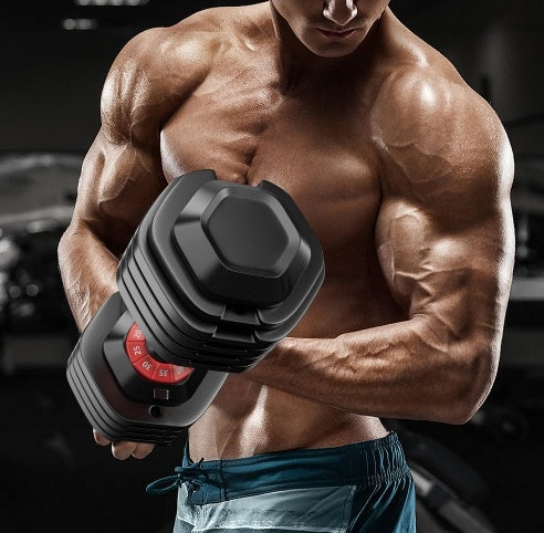 Adjustable 10-in-1 Dumbbell Set