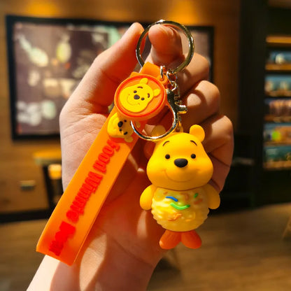 Disney Stitch Keychain - Cute Lilo & Stitch Keyrings, Durable Anime Keychains for Women Men Kids, Multi-Color Gift