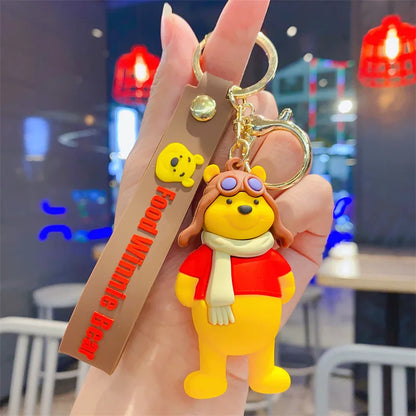 Disney Stitch Keychain - Cute Lilo & Stitch Keyrings, Durable Anime Keychains for Women Men Kids, Multi-Color Gift