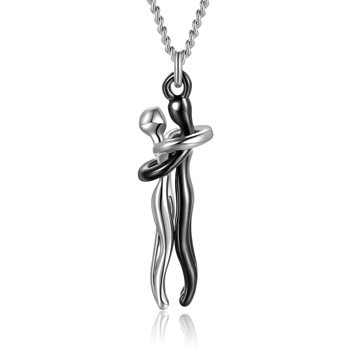 Love Hug Necklace Unisex Couple Jewelry
