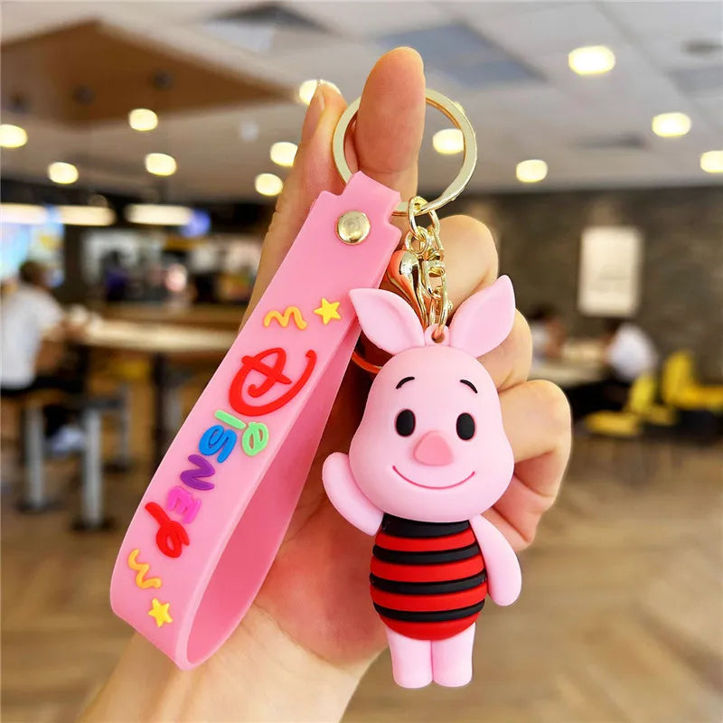 Disney Stitch Keychain - Cute Lilo & Stitch Keyrings, Durable Anime Keychains for Women Men Kids, Multi-Color Gift