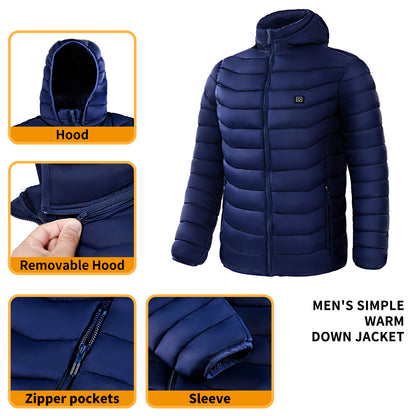 Men’s Heated Electric Puffer Jacket