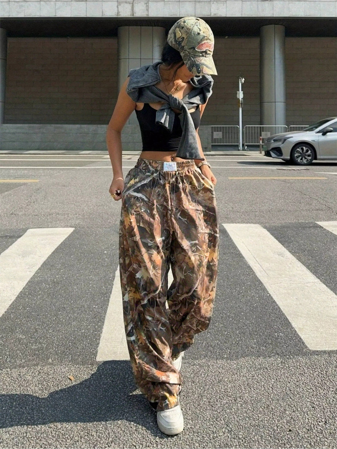 Y2K Camouflage Multi-pocket Cargo Pants