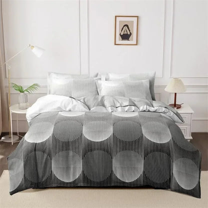 Printed Duvet Cover Pillow Set