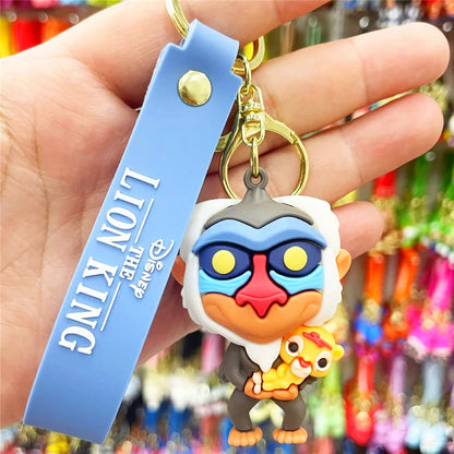 Disney Stitch Keychain - Cute Lilo & Stitch Keyrings, Durable Anime Keychains for Women Men Kids, Multi-Color Gift