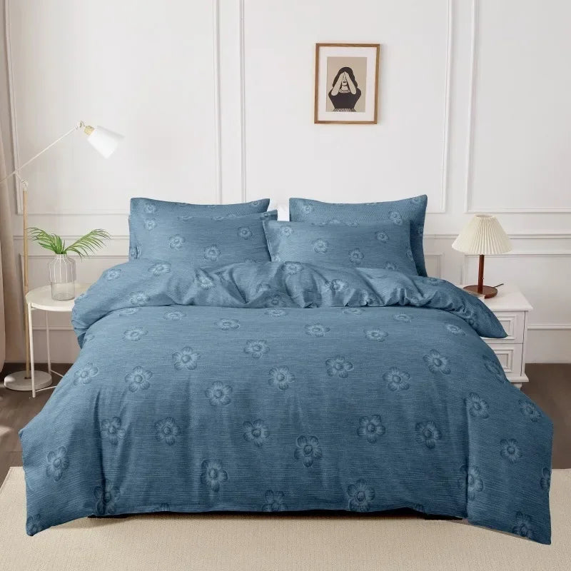 Printed Duvet Cover Pillow Set