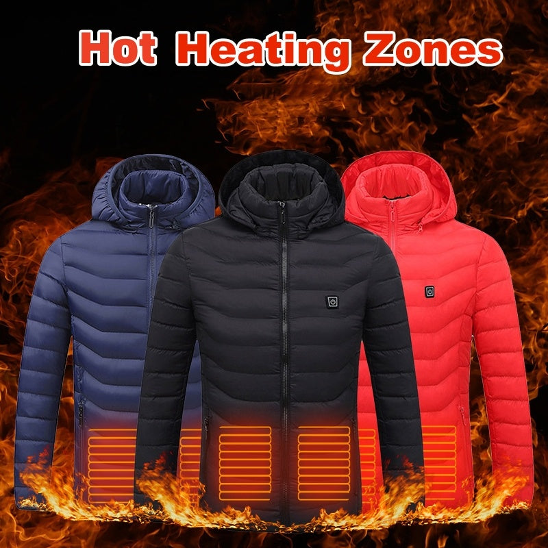 Men’s Heated Electric Puffer Jacket