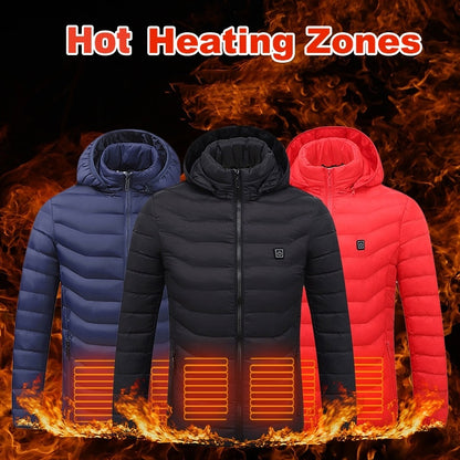 Men’s Heated Electric Puffer Jacket