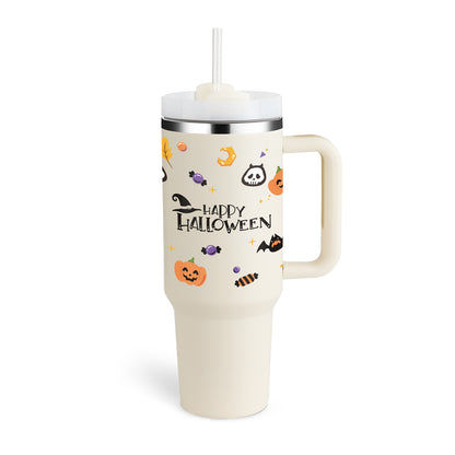 40 Oz Insulated Tumbler With Straw