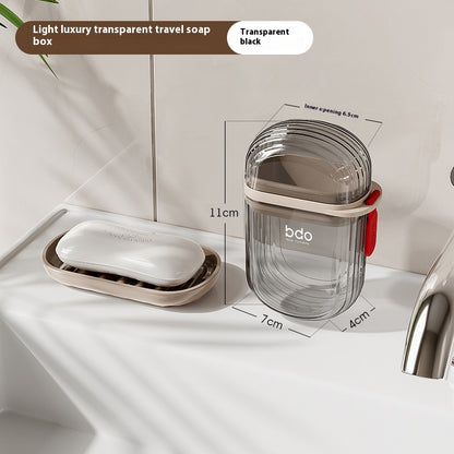 Portable Sealed Soap Box With Cover