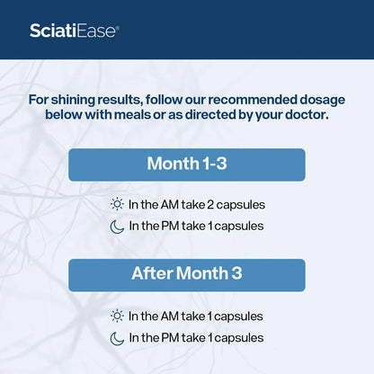 SciatiEase Sciatic Nerve Health Support – 120 Capsules
