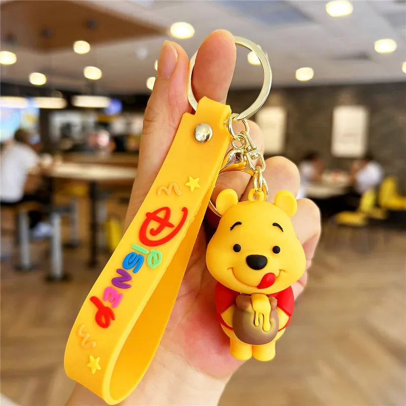 Disney Stitch Keychain - Cute Lilo & Stitch Keyrings, Durable Anime Keychains for Women Men Kids, Multi-Color Gift