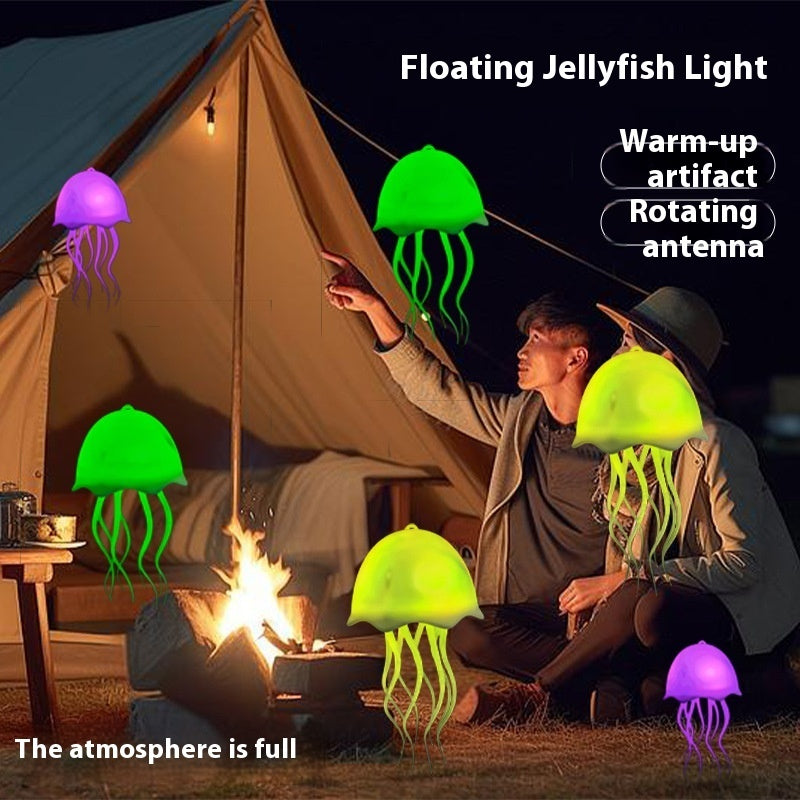 USB Jellyfish Voice Control Lamp