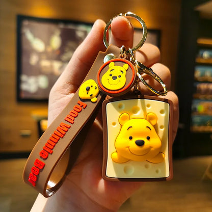 Disney Stitch Keychain - Cute Lilo & Stitch Keyrings, Durable Anime Keychains for Women Men Kids, Multi-Color Gift