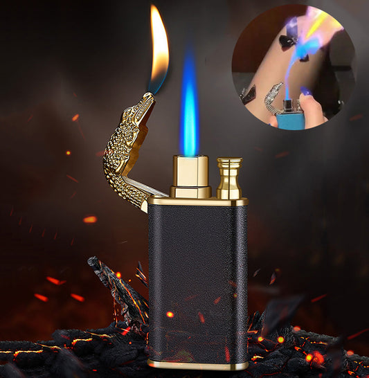 Double Flame Metal Windproof Lighter