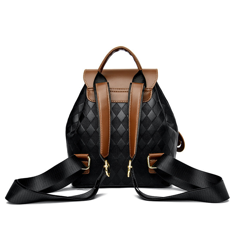 Casual Multifunction Leather Women Backpack