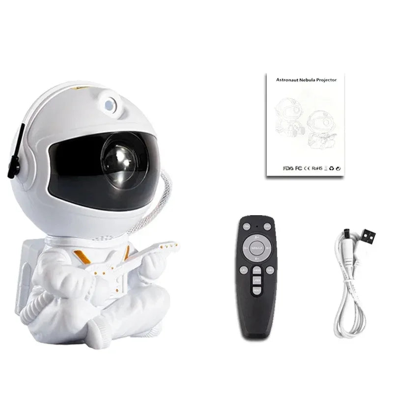 Star Projector Galaxy Night Light Astronaut Space Projector Starry Nebula Ceiling LED Lamp for Bedroom Home Decorative kids gift