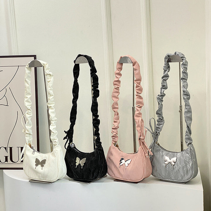 Casual Drawstring Bow Crossbody Bag