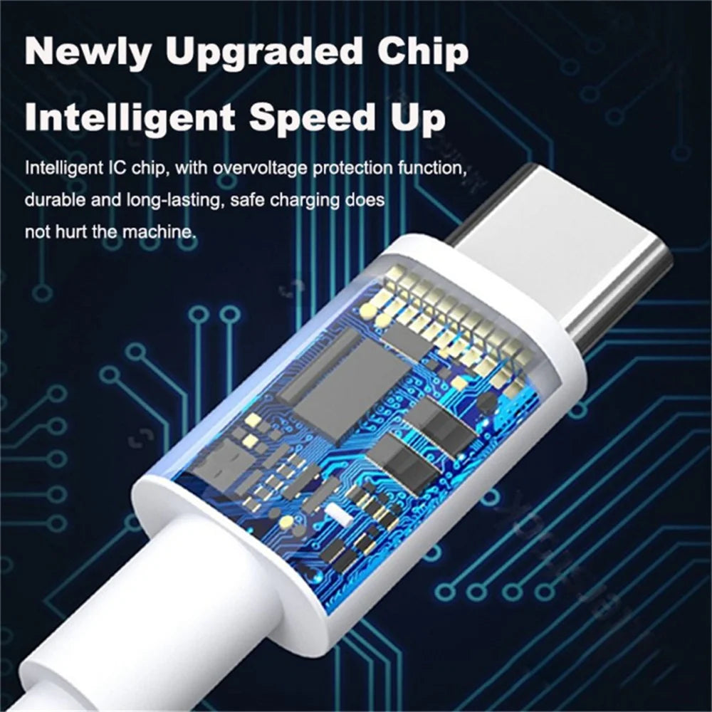 USB Type C Cable 120W 10A Fast Charging Wire Mobile Phone USB For Huawei P30 Xiaomi Realme Samsung Poco x6 USB C Data Cable Cord