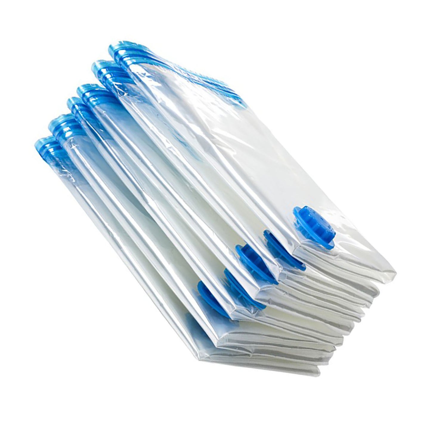 8Pcs Vacuum Compression Storage Bags PE PET Vacuum Seal Storage Bags with Hand Pump 35x50cm
