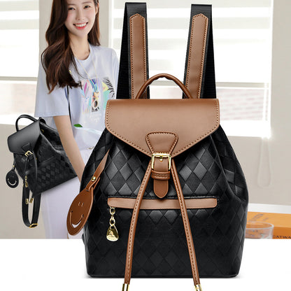 Casual Multifunction Leather Women Backpack