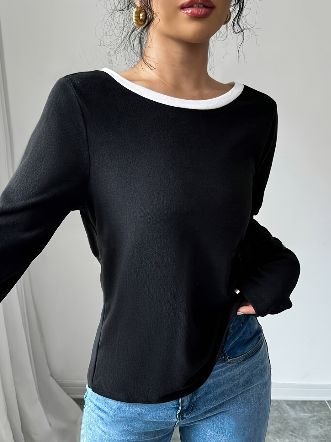 Round Neck Two-Piece T-Shirt