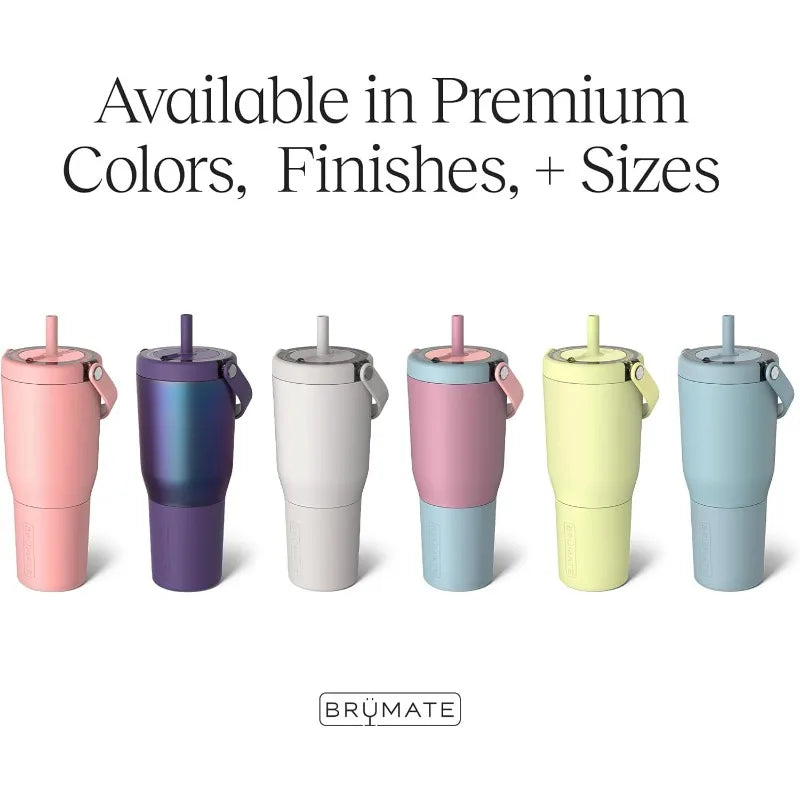 Leakproof Travel Tumbler With Straw