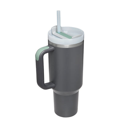 40 Oz Insulated Tumbler With Straw