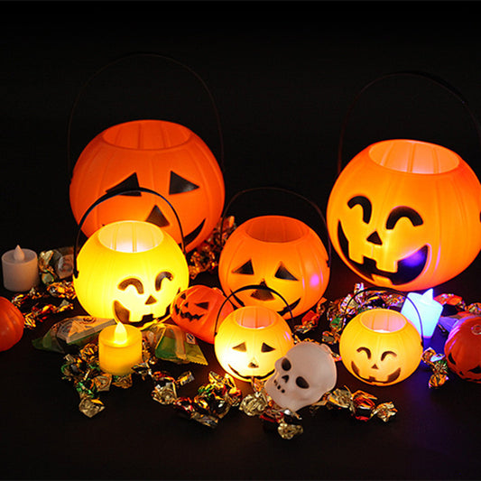 Halloween Pumpkin Bucket Party Decor
