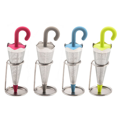 Creative Silicone Umbrella Tea Strainer