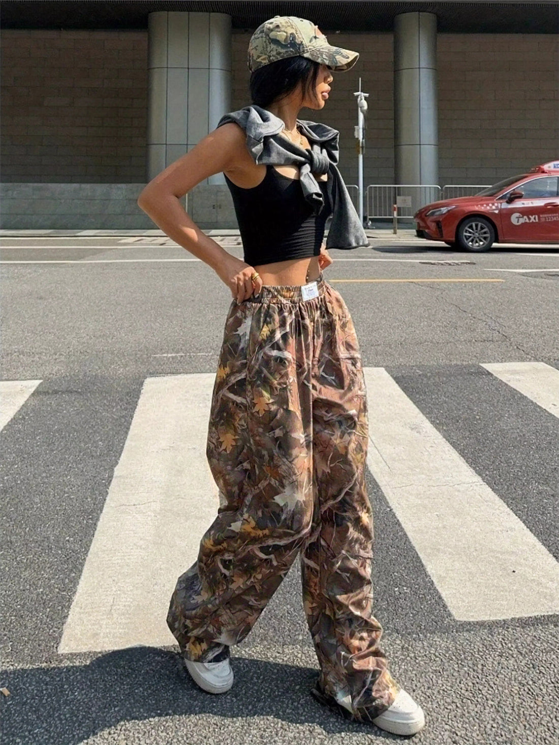 Y2K Camouflage Multi-pocket Cargo Pants