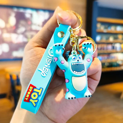 Disney Stitch Keychain - Cute Lilo & Stitch Keyrings, Durable Anime Keychains for Women Men Kids, Multi-Color Gift