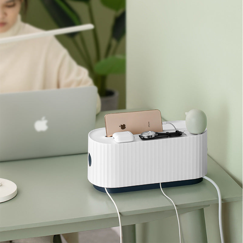 Cable Storage Box Charger Organizer