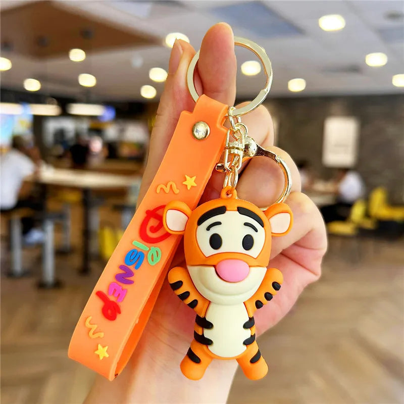 Disney Stitch Keychain - Cute Lilo & Stitch Keyrings, Durable Anime Keychains for Women Men Kids, Multi-Color Gift