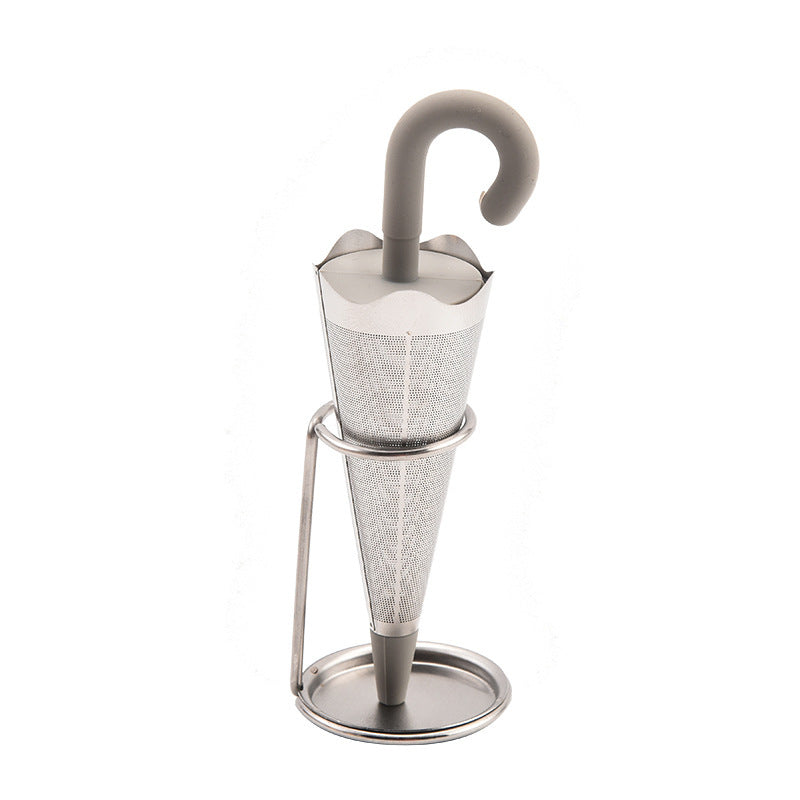 Creative Silicone Umbrella Tea Strainer
