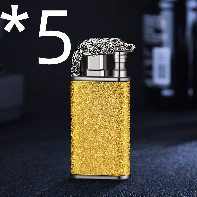 Double Flame Metal Windproof Lighter