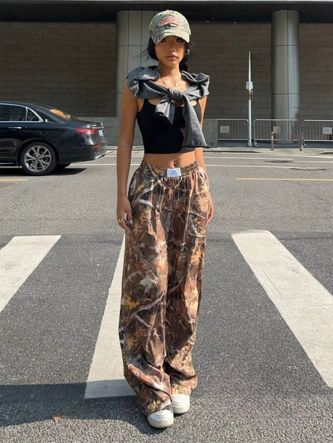 Y2K Camouflage Multi-pocket Cargo Pants