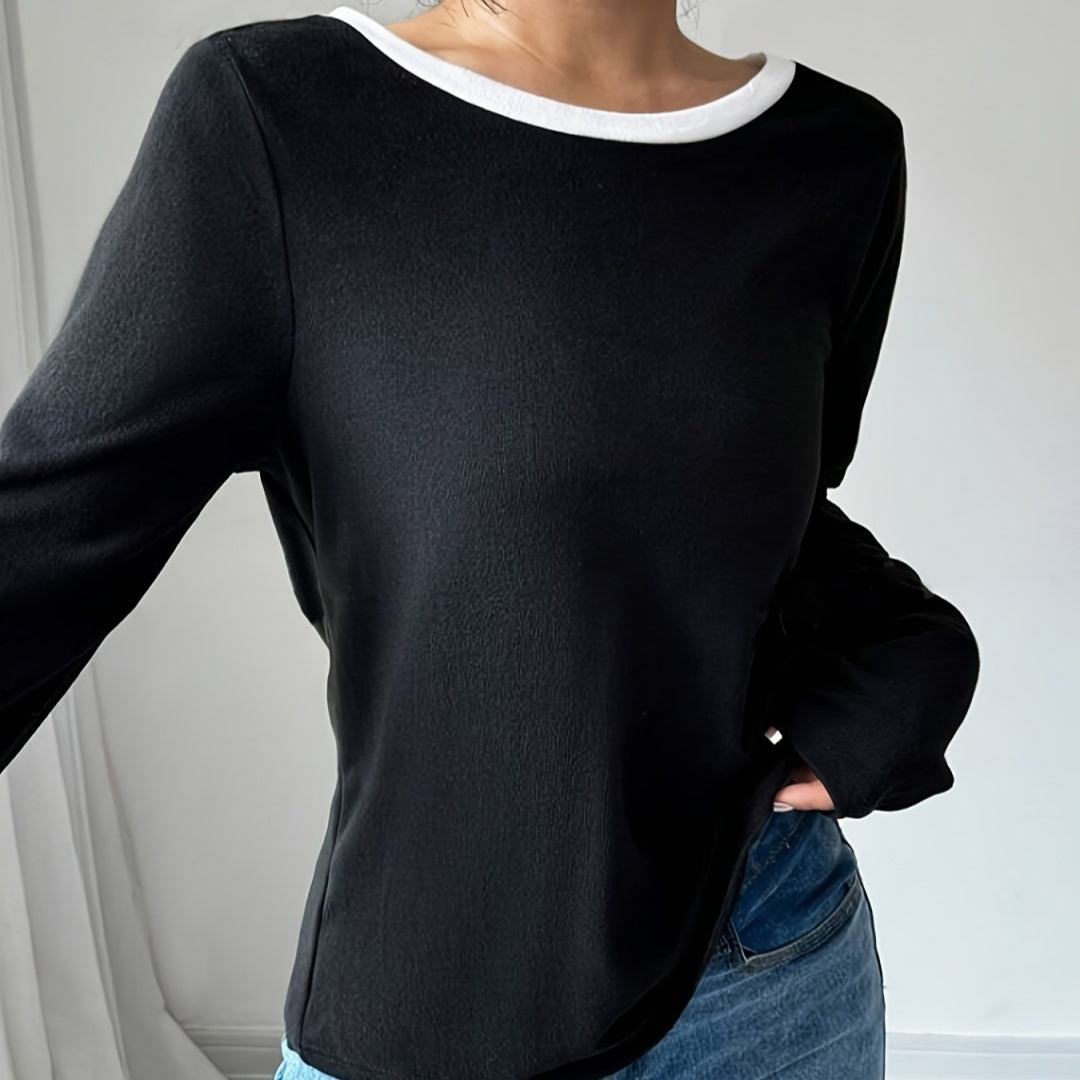 Round Neck Two-Piece T-Shirt