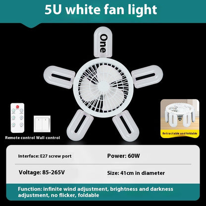 Smart E27 Screw Fan Ceiling Lamp