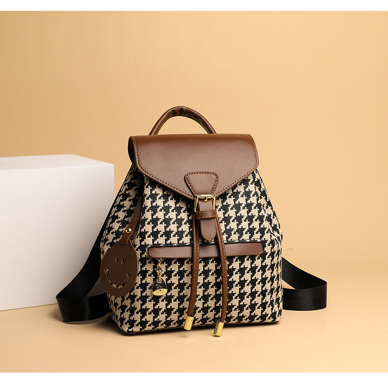 Casual Multifunction Leather Women Backpack