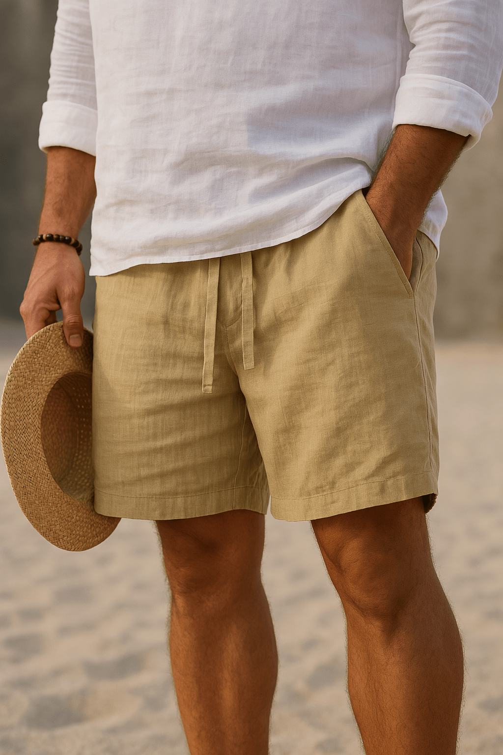 Barbados Coastal Linen Shorts