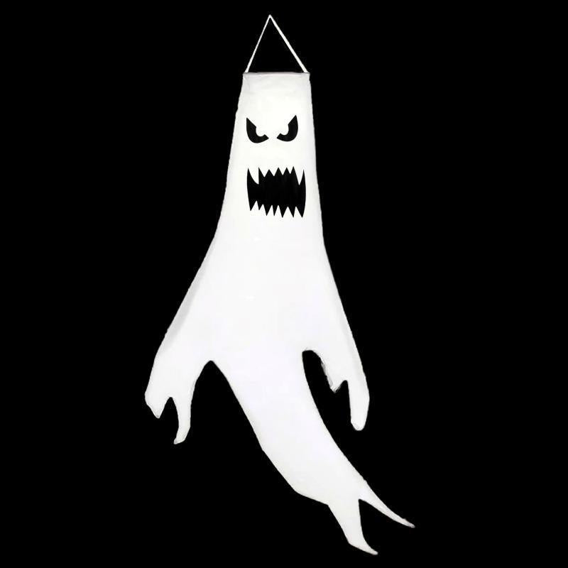 Cross-border Halloween Decoration Ghost Hairdryer LED Light-emitting Ghost Pendant Ghost Festival Hanging Ghost Venue Layout Props