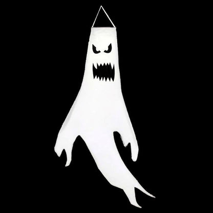 Cross-border Halloween Decoration Ghost Hairdryer LED Light-emitting Ghost Pendant Ghost Festival Hanging Ghost Venue Layout Props