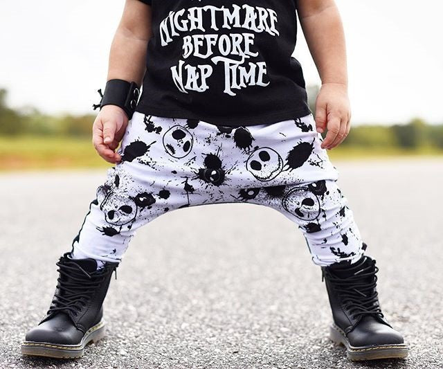 2024 Halloween Black Short-sleeved T-shirt Trousers Children&#039;s Suit Amazon Europe And The United States Summer New Boy&#039;s Clothing Spot