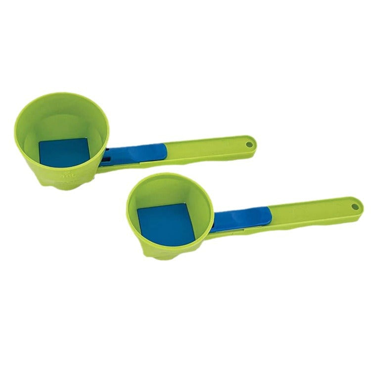 New Mess Free Measuring Funnel Creative Protein Powder Sliding Spoon Egg Yolk Separating Funnel