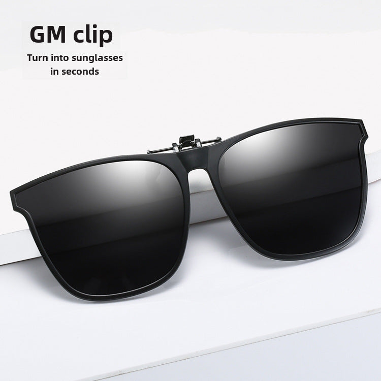 Myopia Glasses Polarized Glasses Women's Ultra-light Invisible Clip Sunglasses Men's Driving Sunglasses Clip