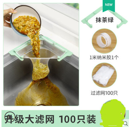 Kitchen Sink Filter Triangle Hanging Net Drain Rack Basket Special Filter Leftovers Soup Water Filter Pool Wash Vegetables
