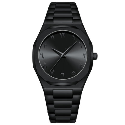 High-grade Alloy Arabic Dial Men's Waterproof Watch