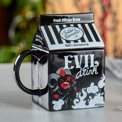 Unicorn Ceramic Coffee Mug Funny Halloween Cartoon Mug Student Cute Gift Cup
