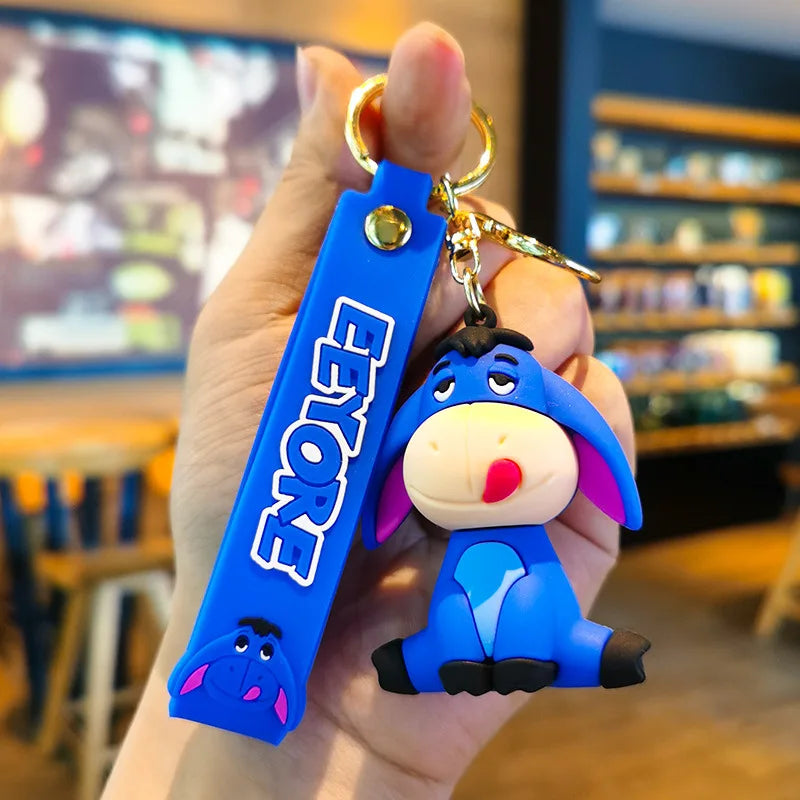 Disney Stitch Keychain - Cute Lilo & Stitch Keyrings, Durable Anime Keychains for Women Men Kids, Multi-Color Gift